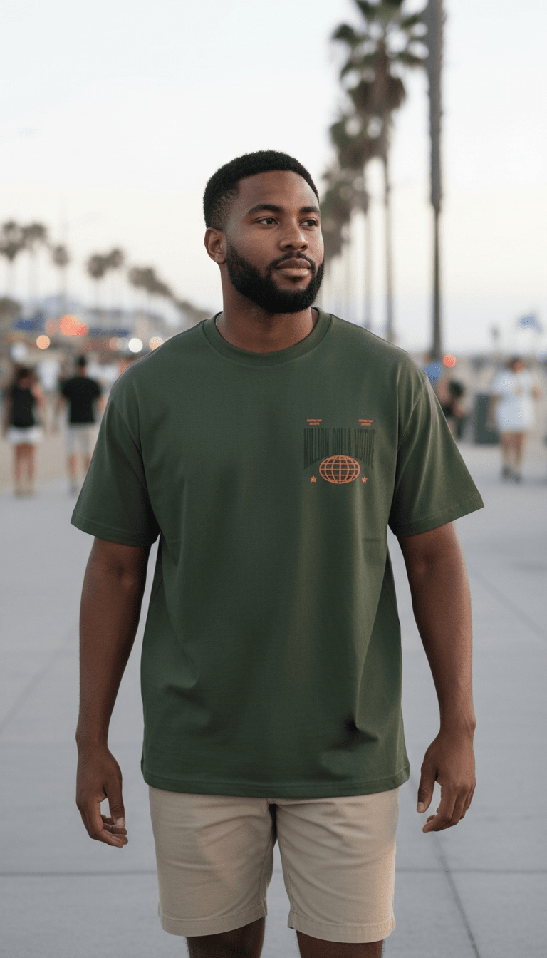 
                  
                    Stay Positive - Olive T-Shirt
                  
                