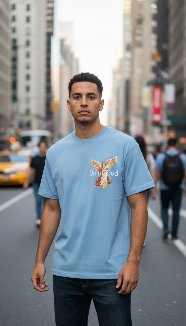 Be of God - University Blue T-Shirt