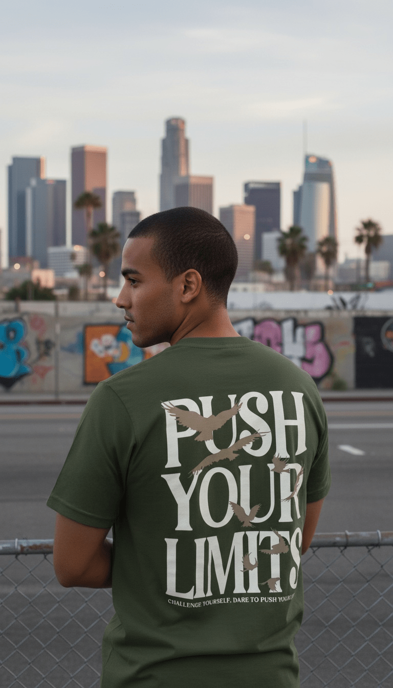 
                  
                    Push Your Limits - Olive T-Shirt
                  
                