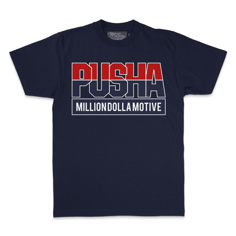 Pusha - Navy T-Shirt