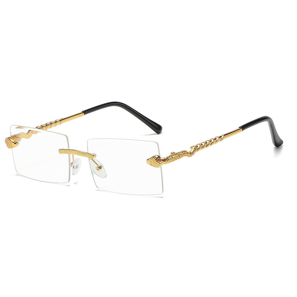 
                  
                    Python Rec - Gold & Transparent Sunglasses
                  
                