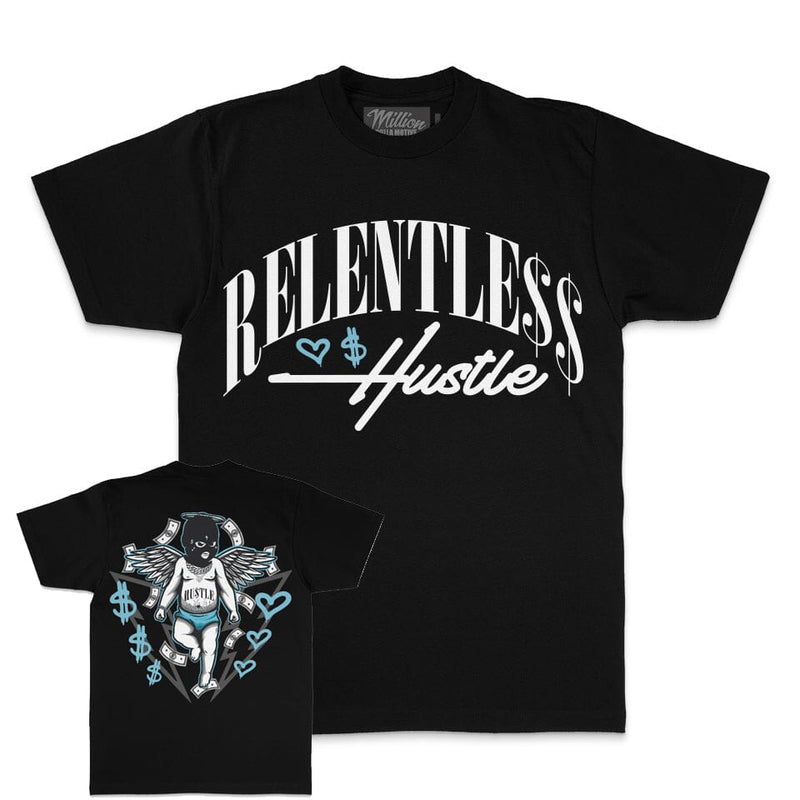 Relentless Hustle - Black T-Shirt T-Shirt Million Dolla Motive 