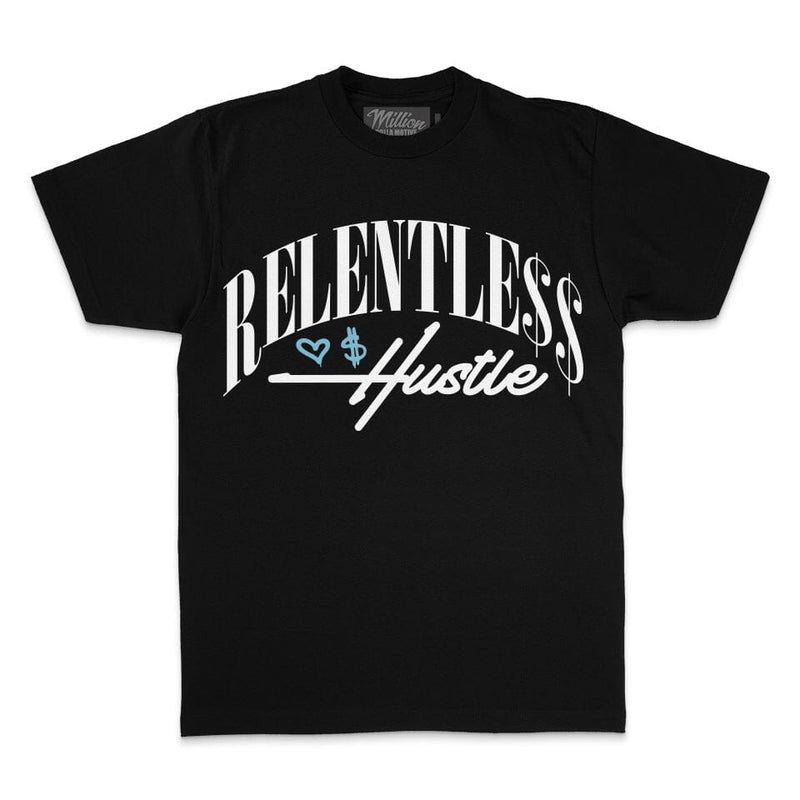 Relentless Hustle - Black T-Shirt T-Shirt Million Dolla Motive 