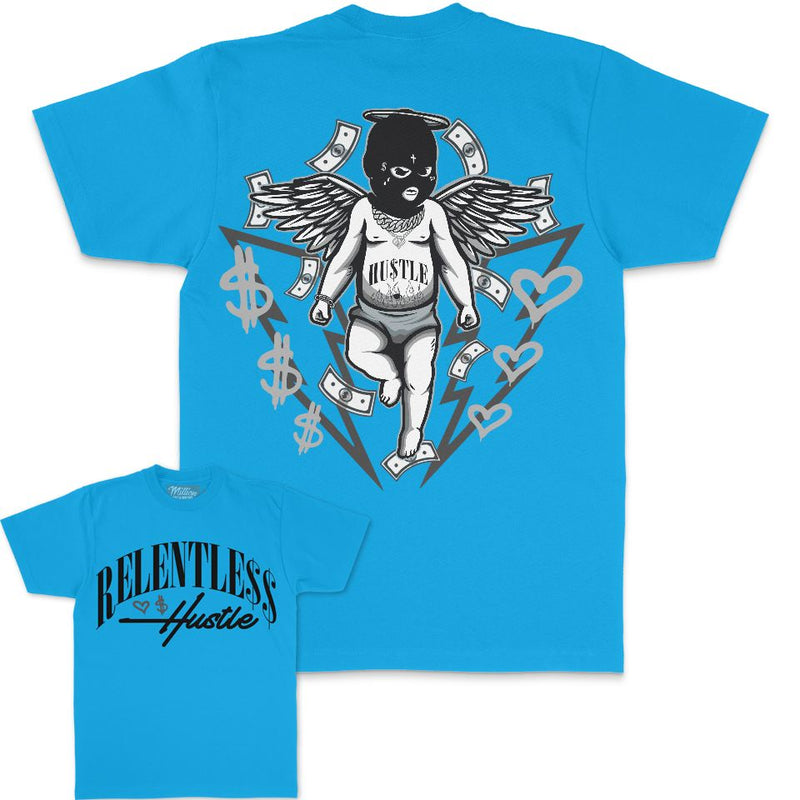 Relentless Hustle - Turquoise Blue T-Shirt