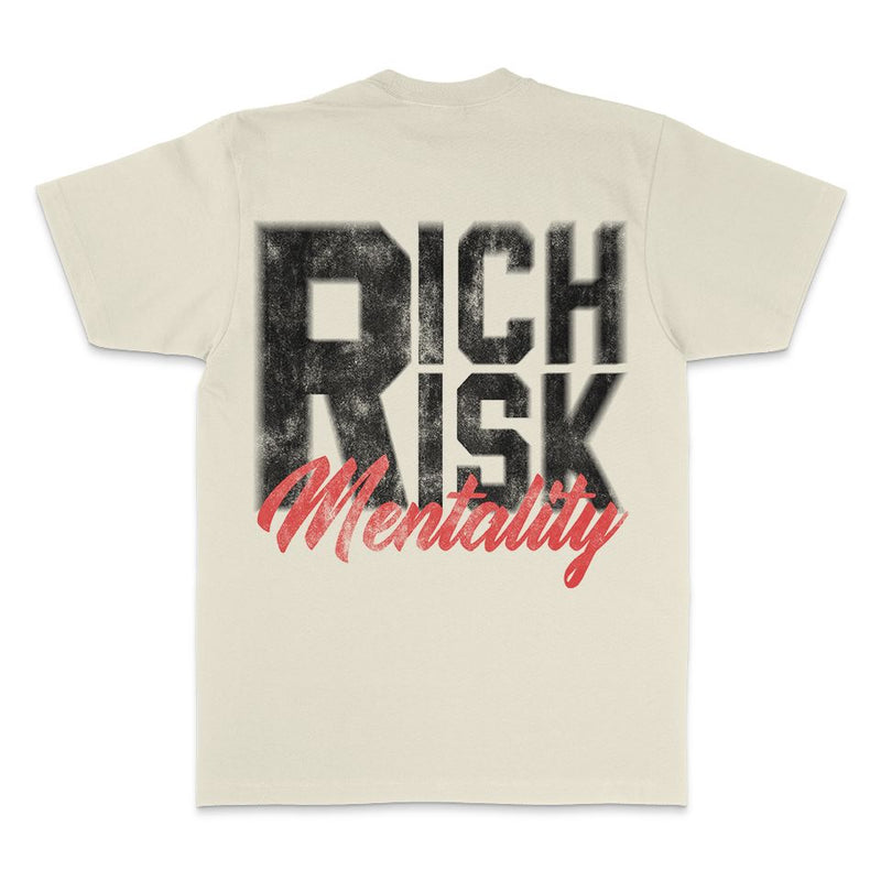 Rich Risk Mentality - Natural Sail T-Shirt