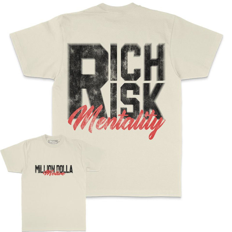 Rich Risk Mentality - Natural Sail T-Shirt