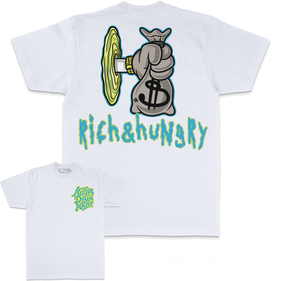Rich & Hungry - White T-Shirt