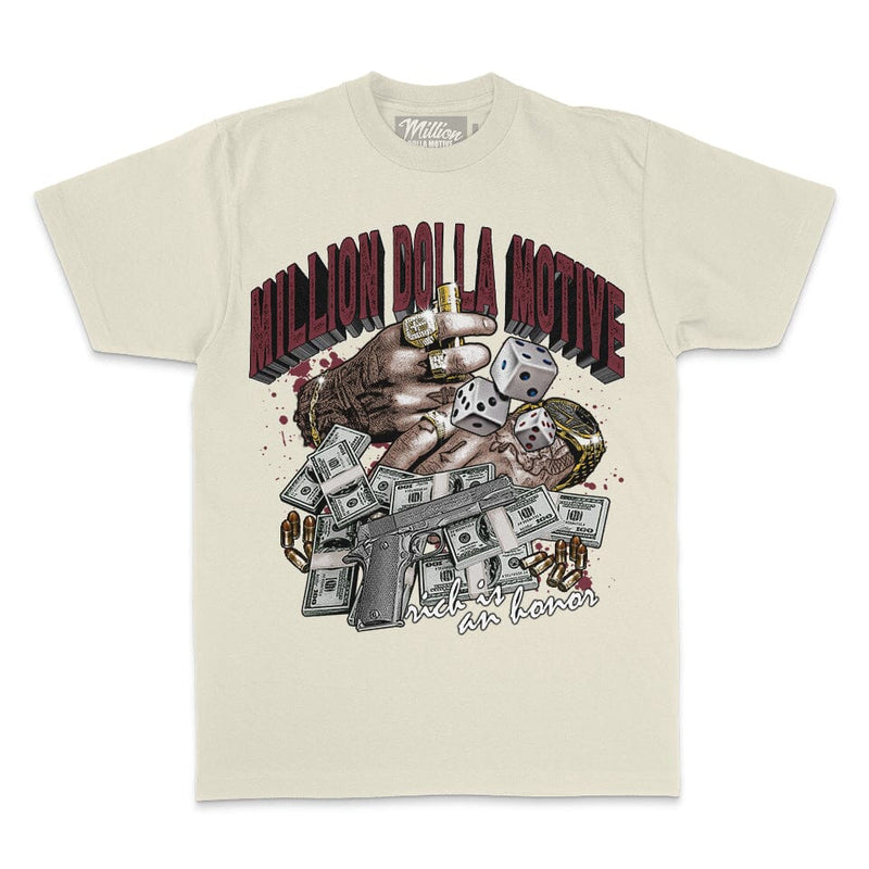 Rich is an Honor - Natural Sail T-Shirt T-Shirt Million Dolla Motive 