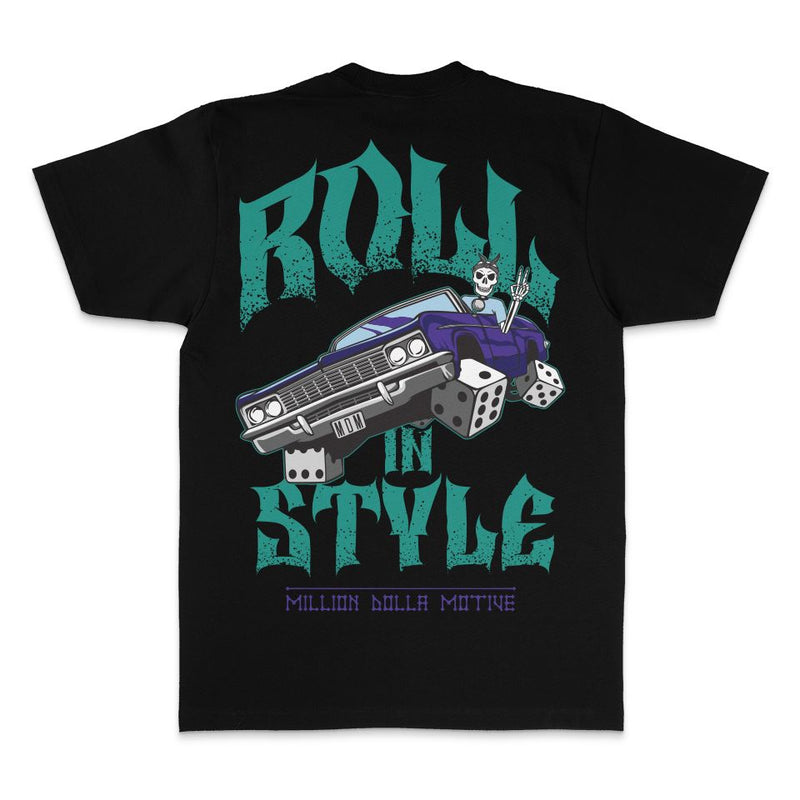 Roll In Style - Black T-Shirt