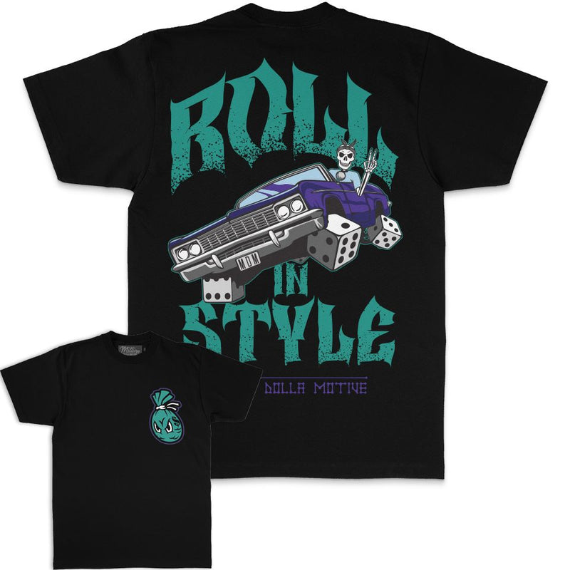 Roll In Style - Black T-Shirt