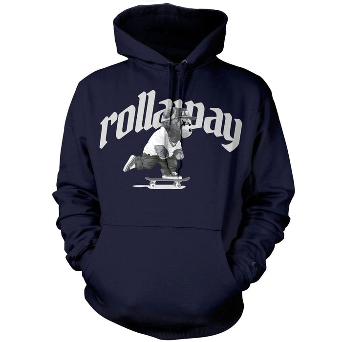Rollaway Teddy - Navy Hoodie Sweatshirt