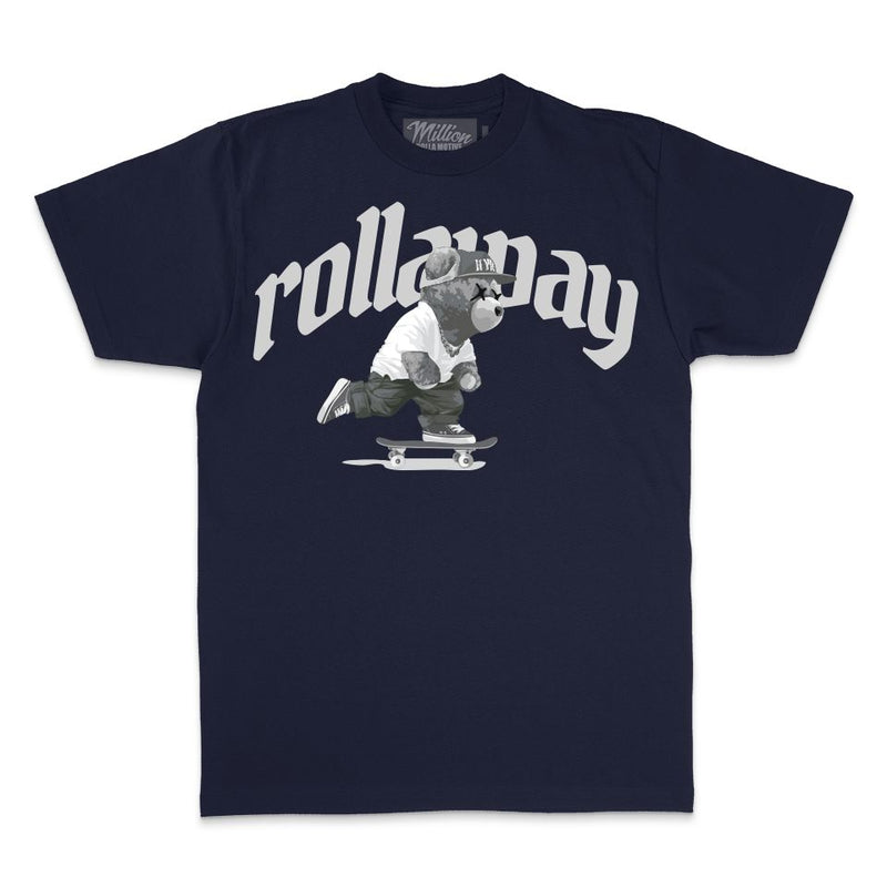 Rollaway Teddy - Navy T-Shirt