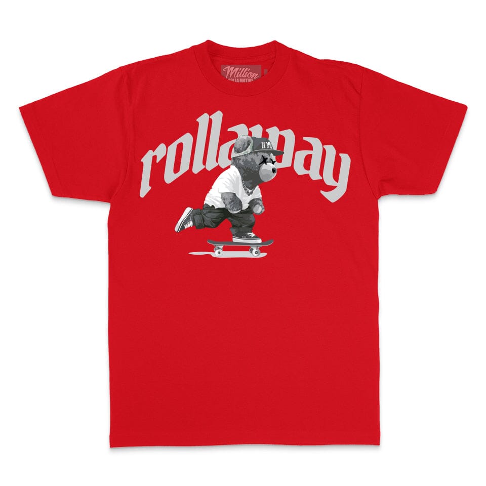 Rollaway Teddy - Red T-Shirt