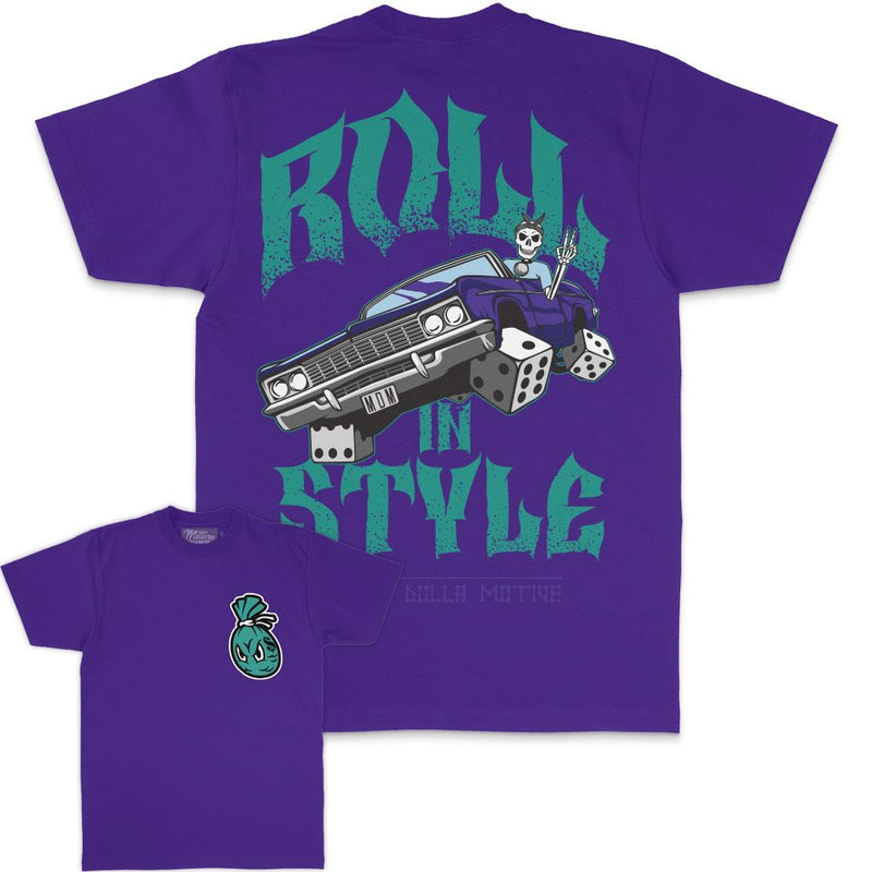Roll In Style - Purple T-Shirt