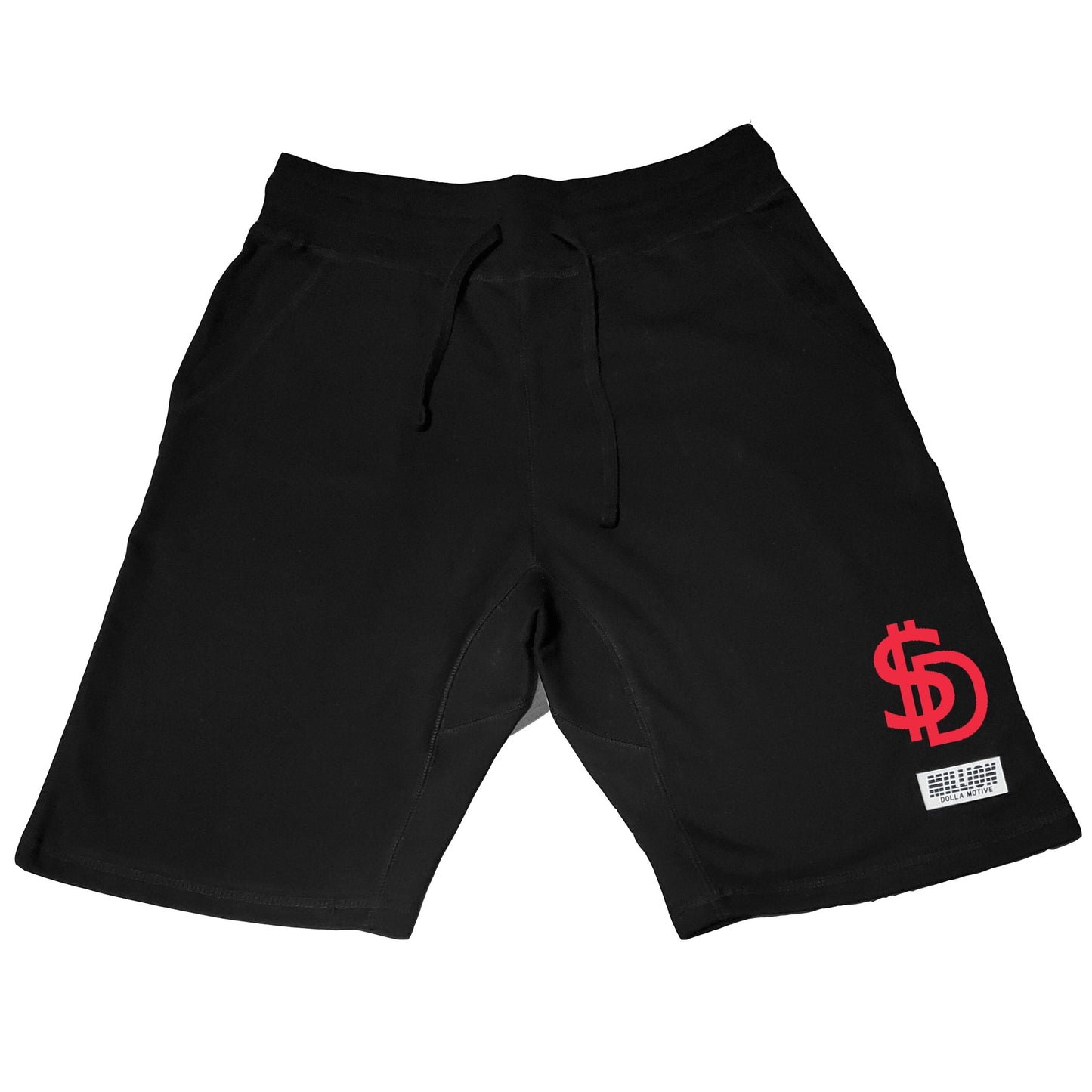 Black $D Premium Logo Shorts Bottoms Million Dolla Motive 