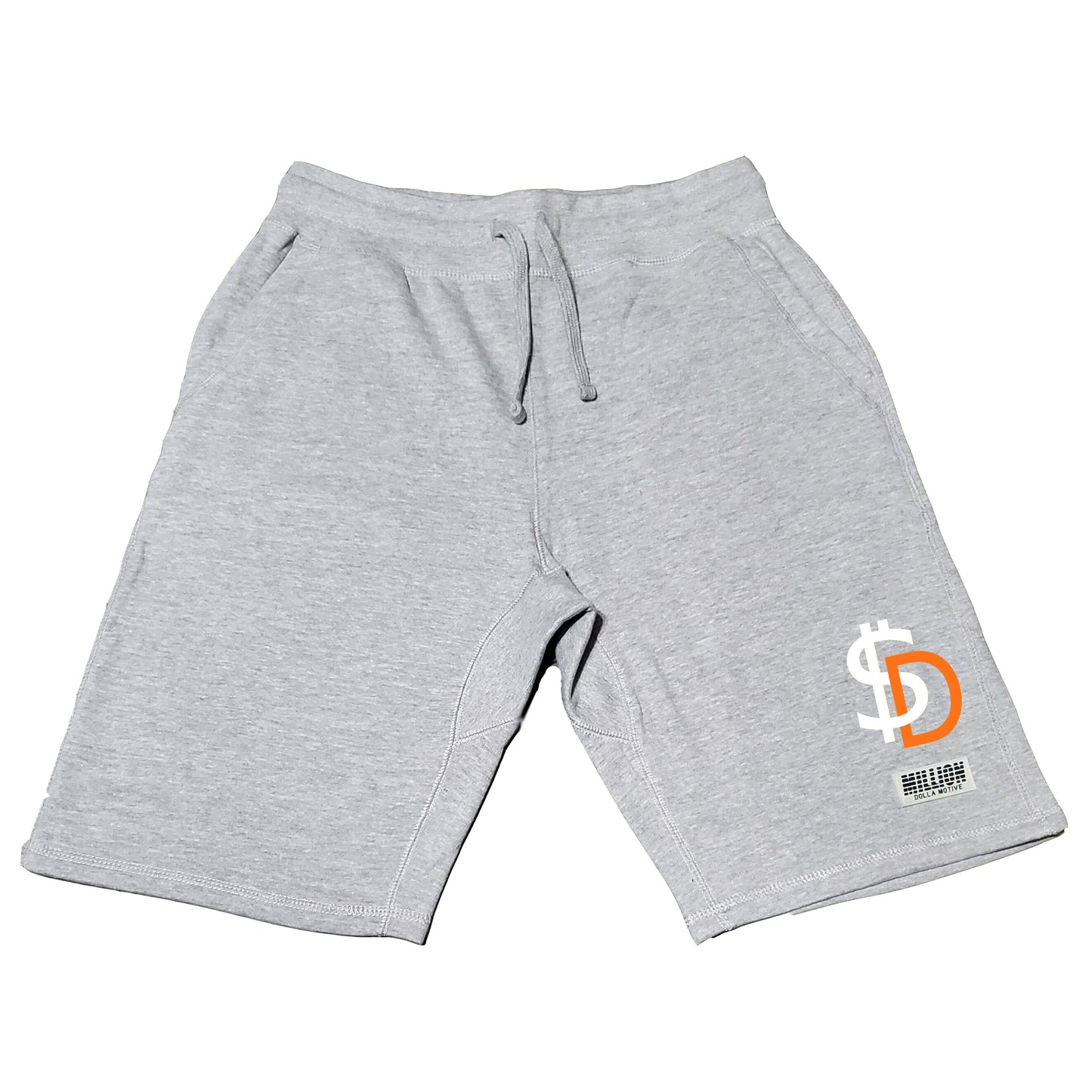 Heather Grey $D Premium Logo Shorts Bottoms Million Dolla Motive 
