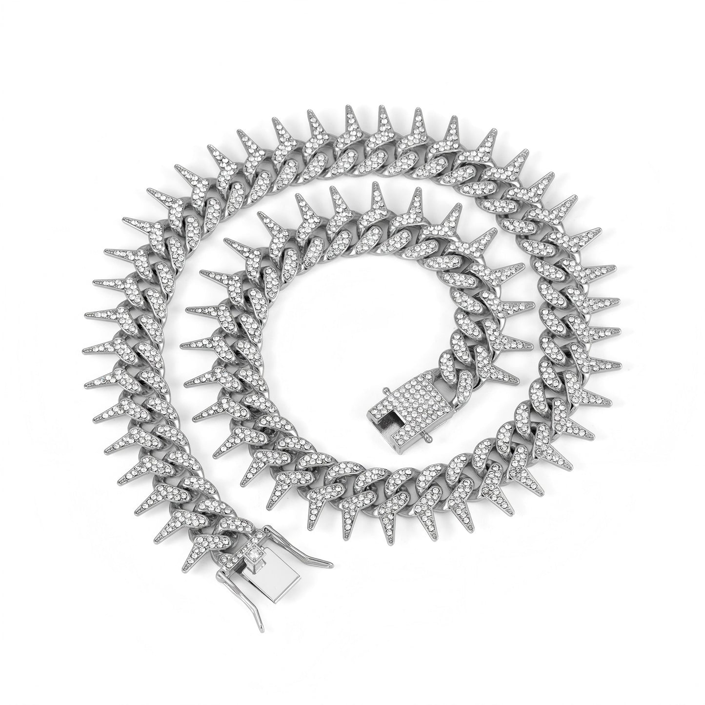 
                  
                    Spike Link Necklace - JNK-012
                  
                