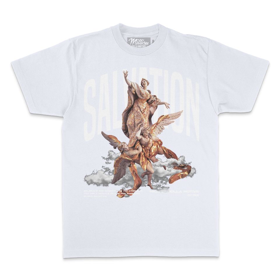 
                  
                    Salvation - White T-Shirt
                  
                
