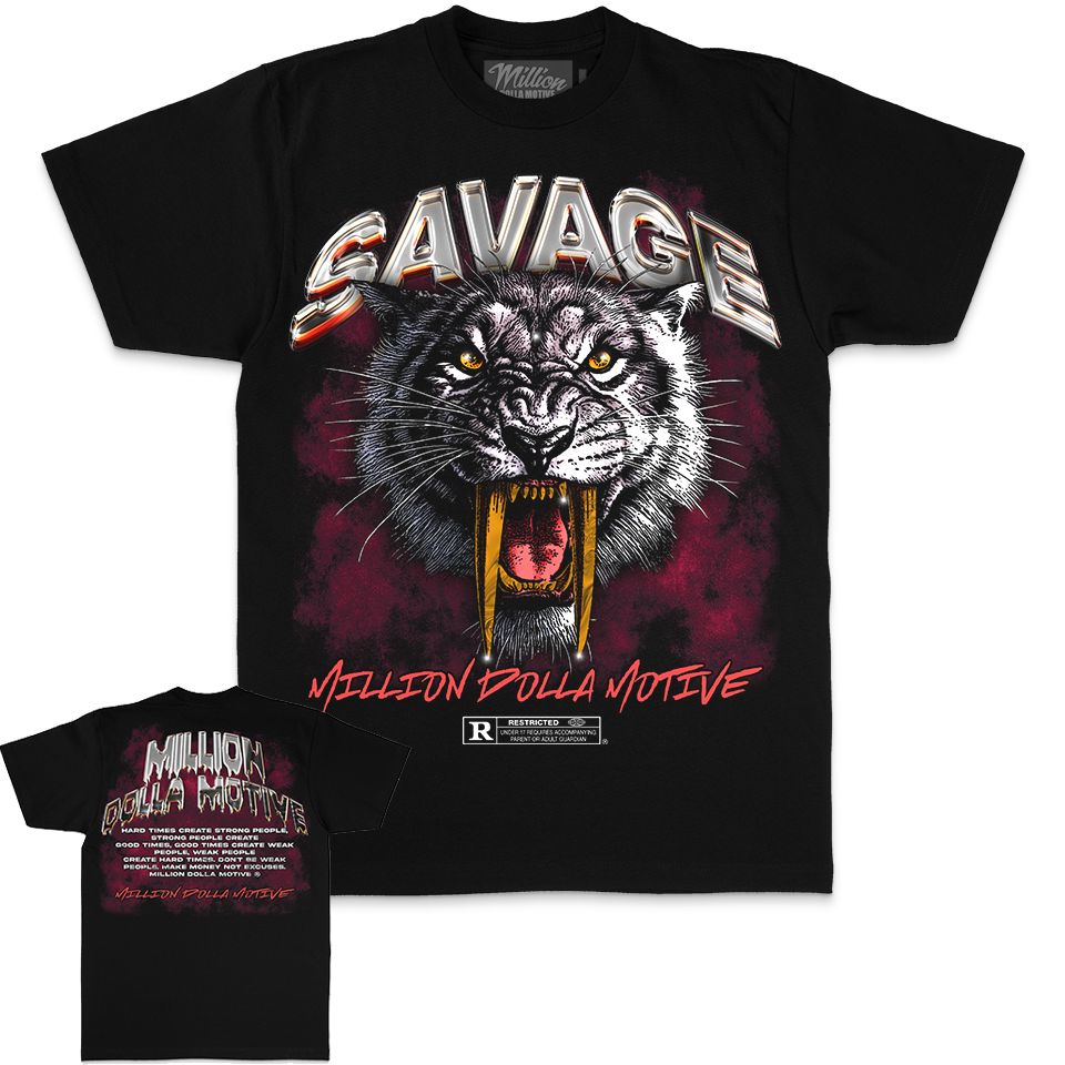 
                  
                    Savage Sabretooth - Black T-Shirt
                  
                