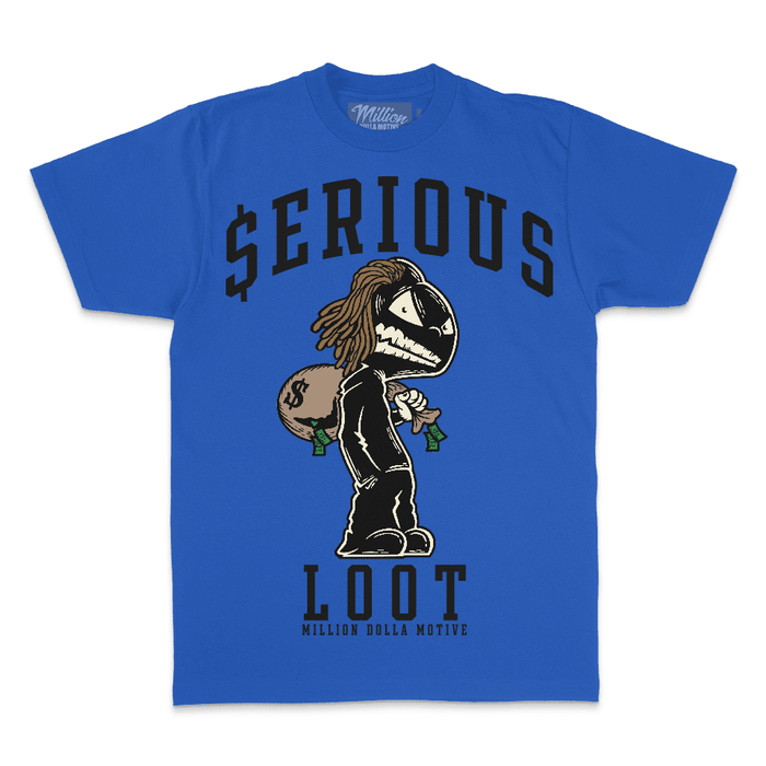 Serious Loot - Royal Blue T-Shirt