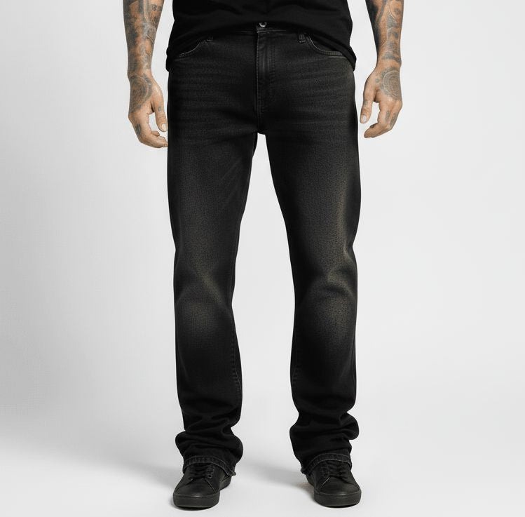 
                  
                    Shadow Black Taper Denim Pants
                  
                