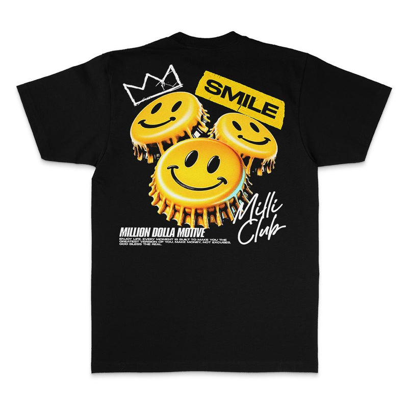 Smile Milli Club - Black T-Shirt