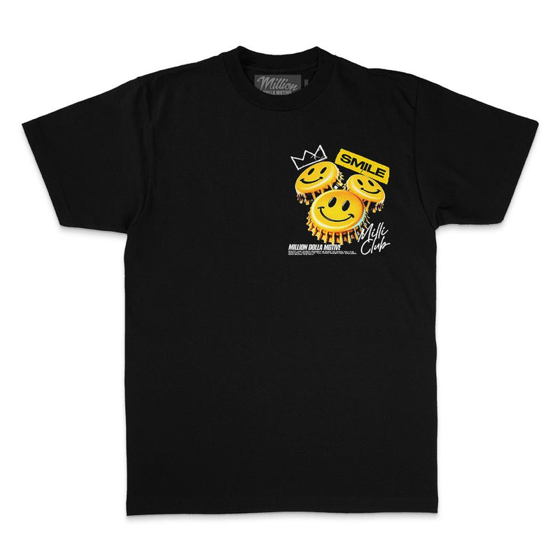 Smile Milli Club - Black T-Shirt