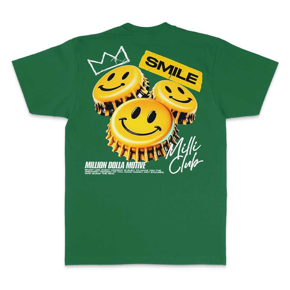 
                  
                    Smile Milli Club - Kelly Green T-Shirt
                  
                