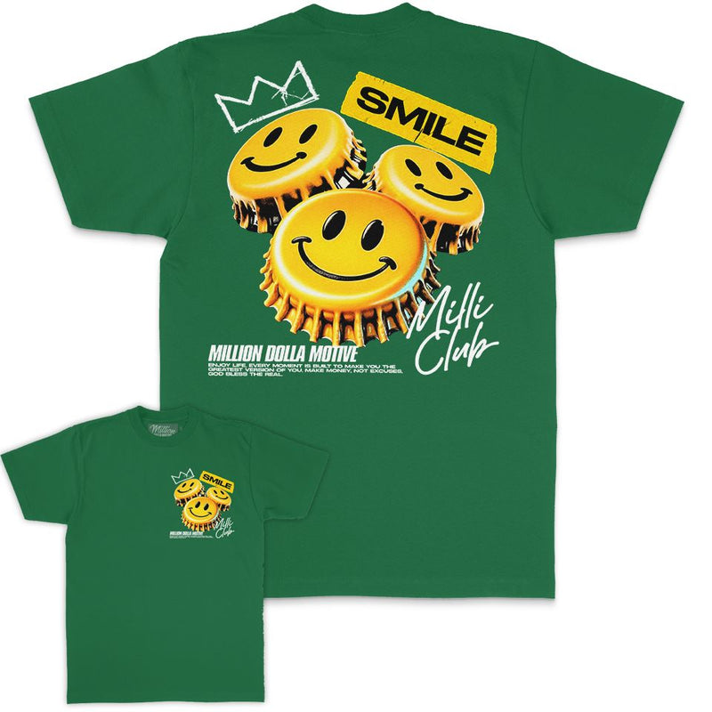 Smile Milli Club - Kelly Green T-Shirt