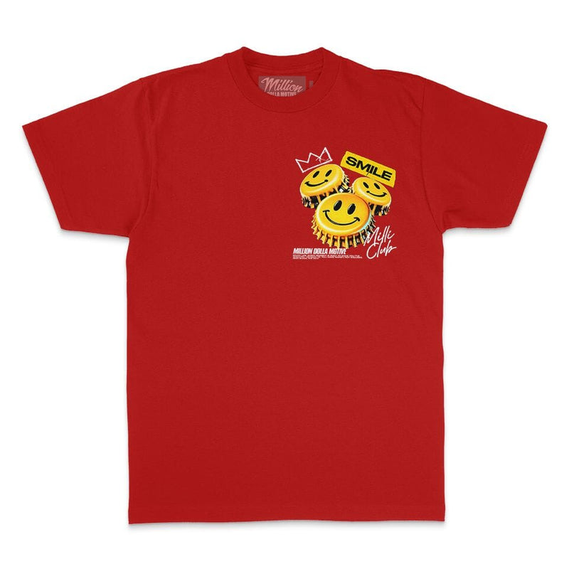Smile Milli Club - Red T-Shirt T-Shirt Million Dolla Motive 