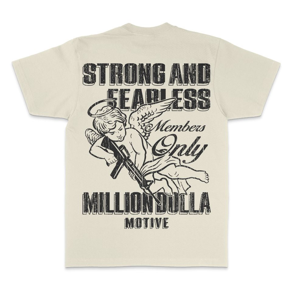 
                  
                    Strong & Fearless - Natural Sail T-Shirt T-Shirt Million Dolla Motive 
                  
                