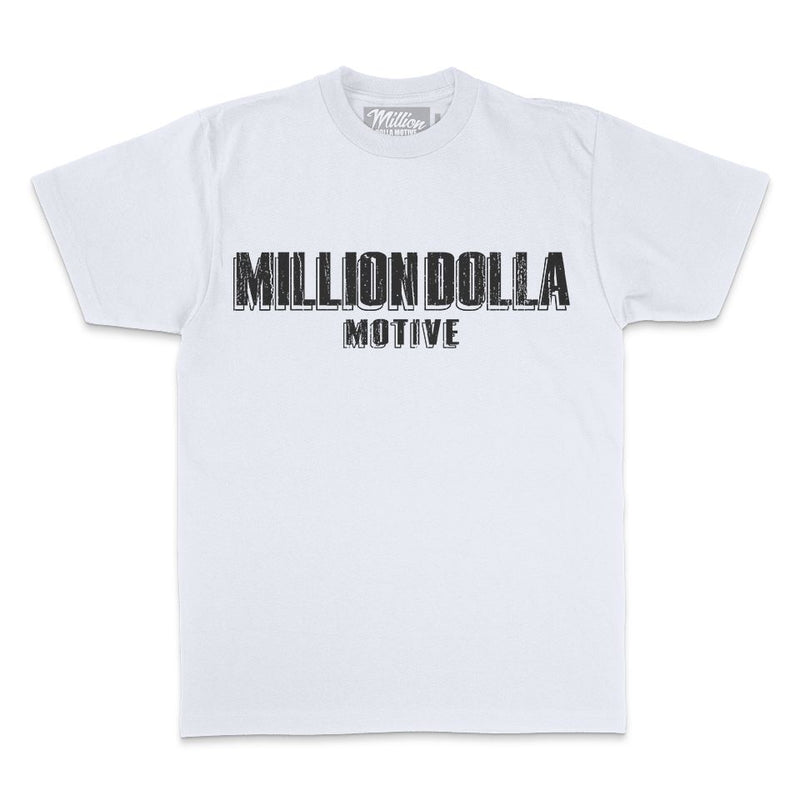 Strong & Fearless - White T-Shirt T-Shirt Million Dolla Motive 