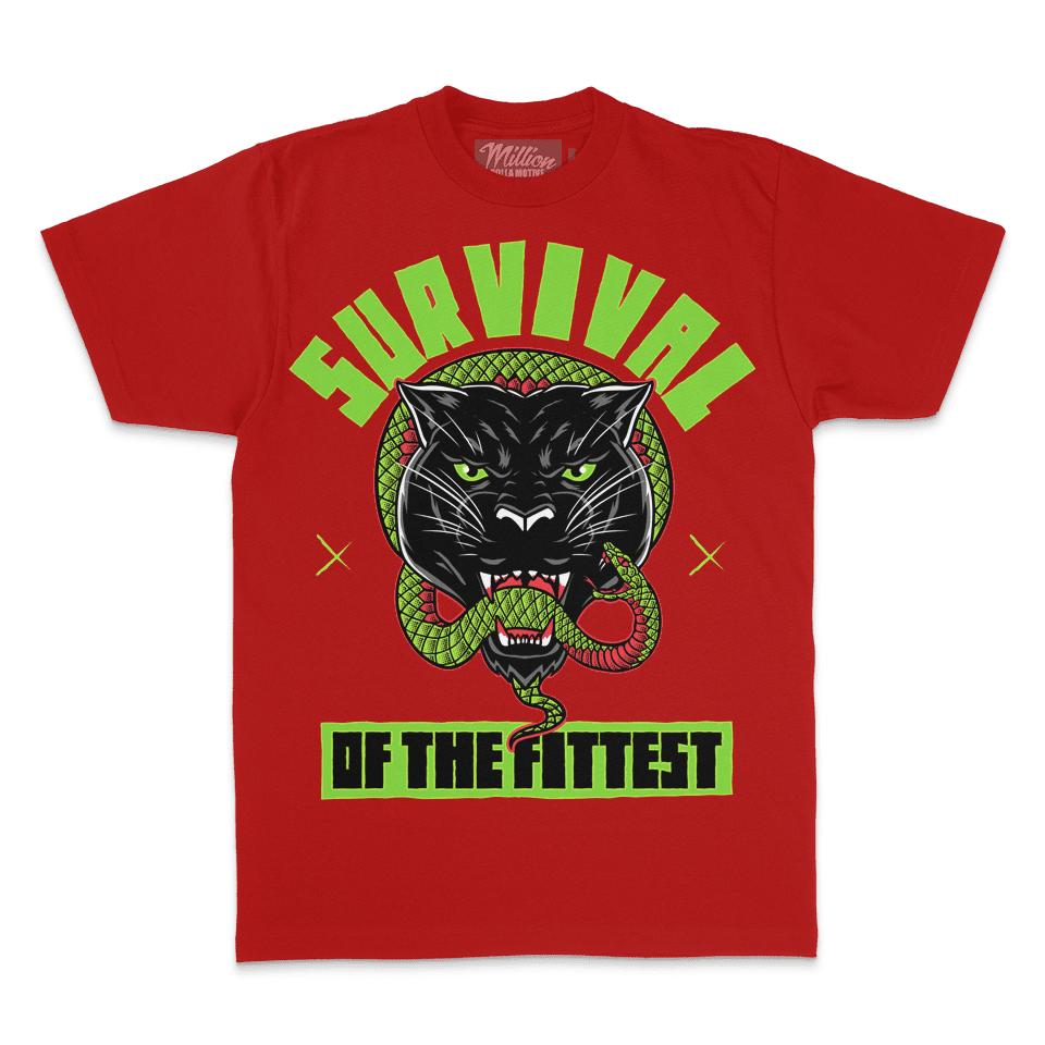 Survival of the Fittest - Red T-Shirt
