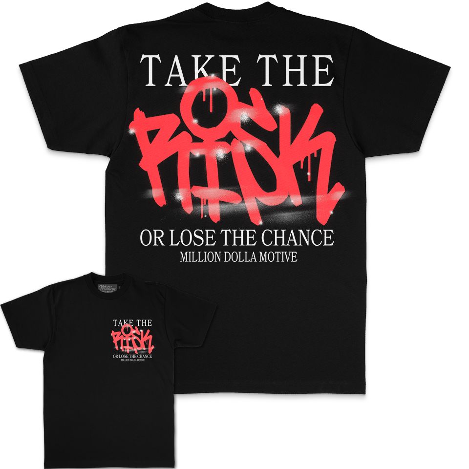 
                  
                    Take the Risk - Black T-Shirt
                  
                