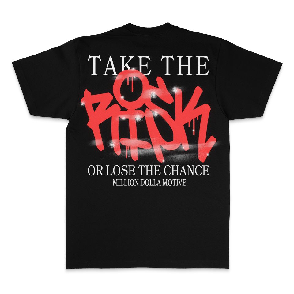 
                  
                    Take the Risk - Black T-Shirt
                  
                