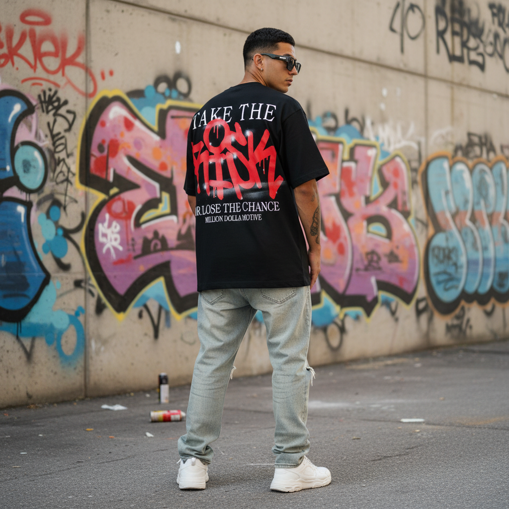 
                  
                    Take the Risk - Black T-Shirt
                  
                