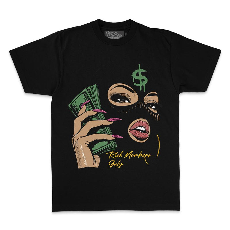 Talk Money Not BS - Black T-Shirt T-Shirt Million Dolla Motive 