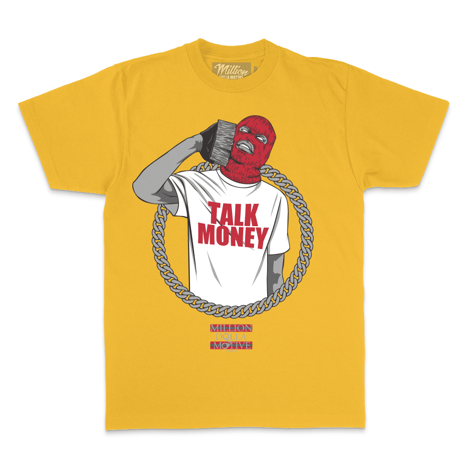 Talk Money Phone - Golden Yellow T-Shirt