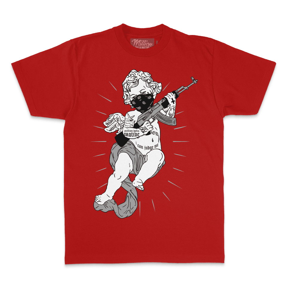Tattooed Angel - Red T-Shirt
