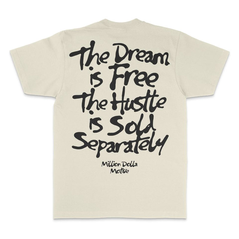 The Dream Is Free - Natural Sail T-Shirt T-Shirt Million Dolla Motive 