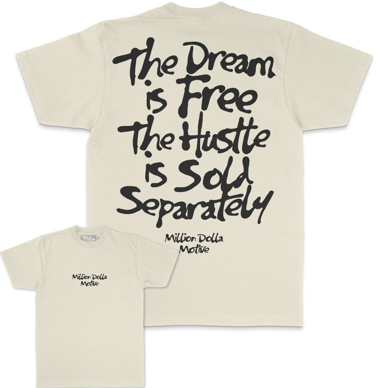 The Dream Is Free - Natural Sail T-Shirt T-Shirt Million Dolla Motive 