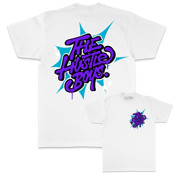 The Hustle Boys - White T-Shirt T-Shirt Million Dolla Motive 