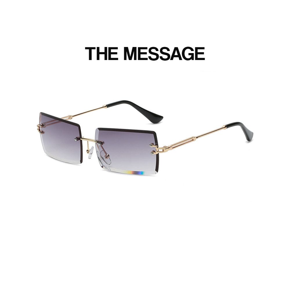 The Message - Gold & Dark Grey Sunglasses