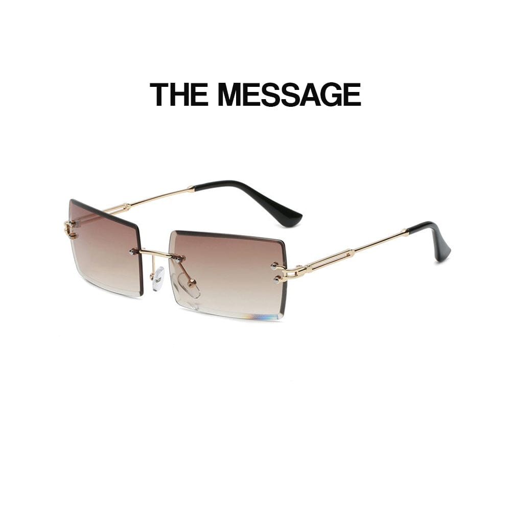 The Message - Gold & Tea Sunglasses