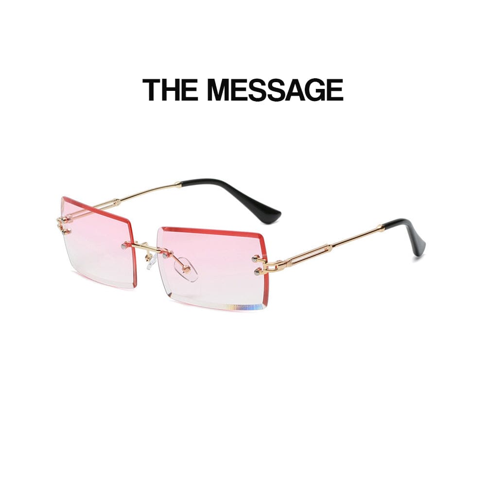 The Message - Gold & Pink Sunglasses