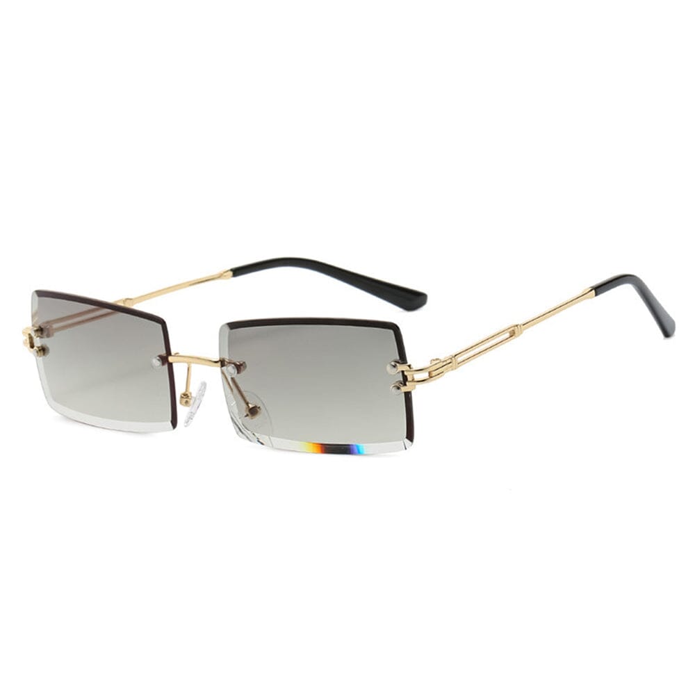 
                  
                    The Message - Gold & Light Grey Sunglasses
                  
                