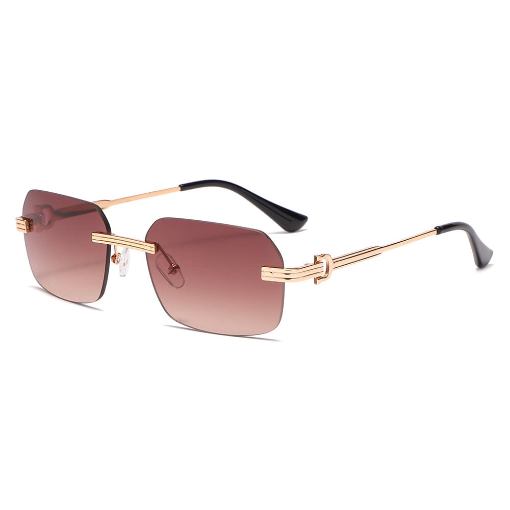 
                  
                    Theory I - Gold & Brown Sunglasses
                  
                