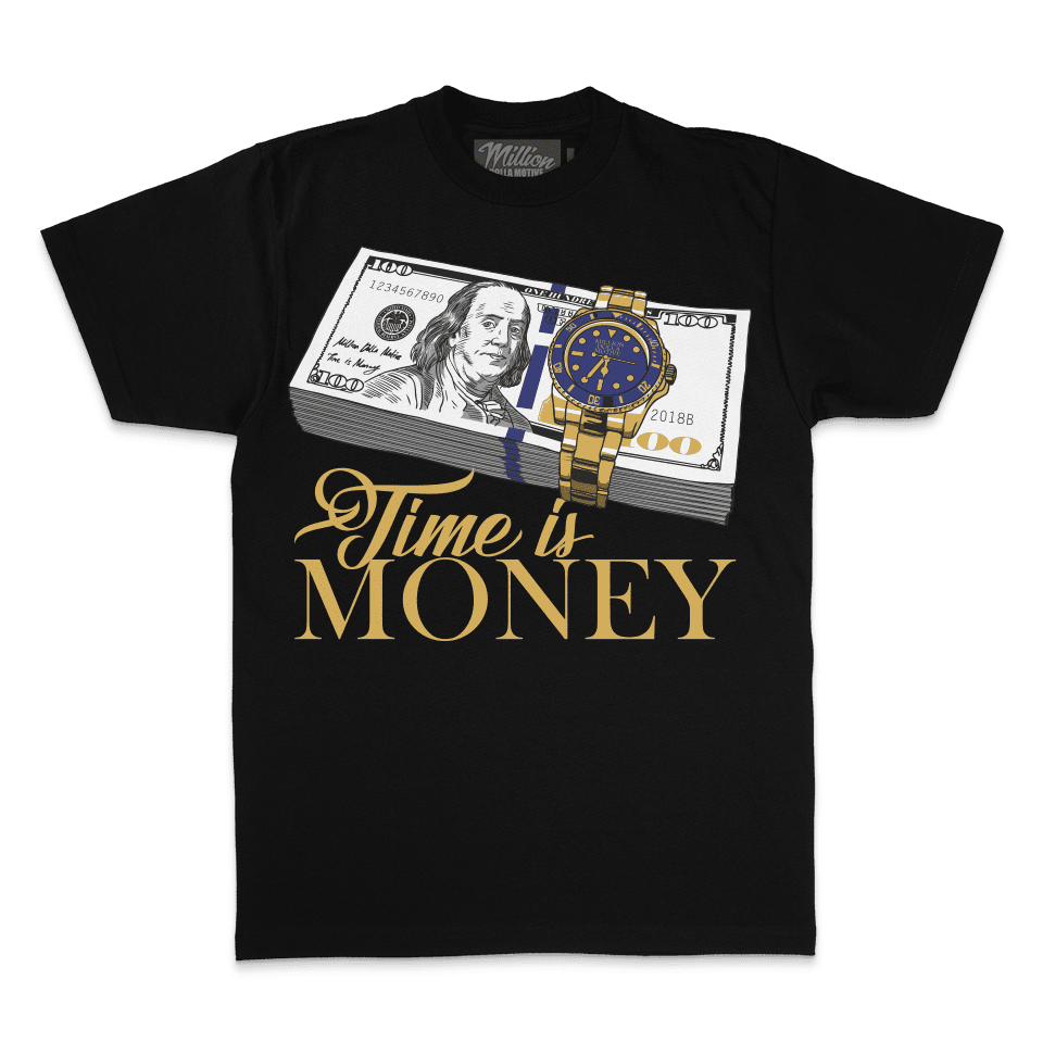 
                  
                    Time Is Money - Black T-Shirt
                  
                