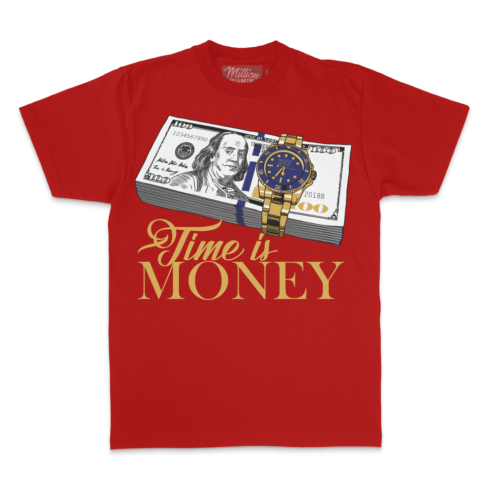 Time Is Money - Red T-Shirt