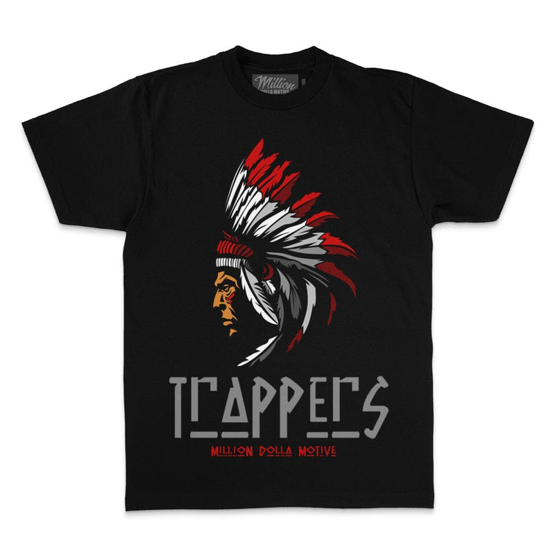 Trappers - Red on Black T-Shirt T-Shirt Million Dolla Motive 